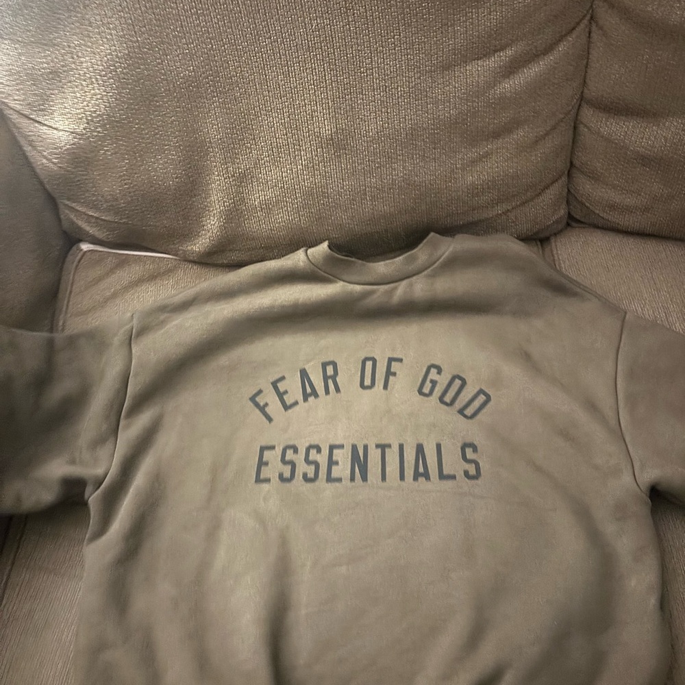 Essentials Olive Sweatshirt